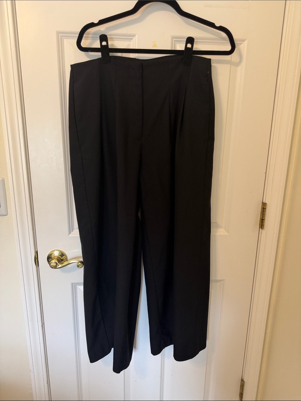 Old Navy Black Extra High-Rise Super Wide Leg Pants 12